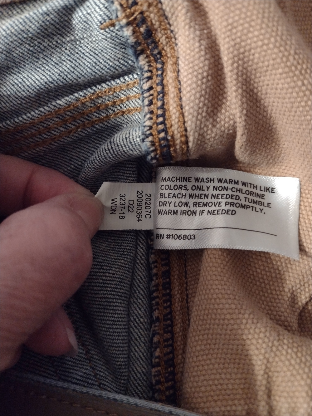 Duluth Trading Flex Ballroom Blue Jeans Mens 38X33 Relaxed Fit Stretch Workwear - Picture 2 of 9